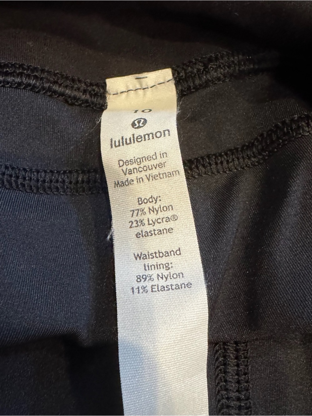 Black Lululemon In Movement Shorts - Picture 3 of 3